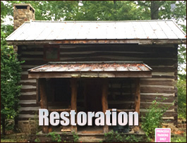 Historic Log Cabin Restoration  Grant County, Kentucky
